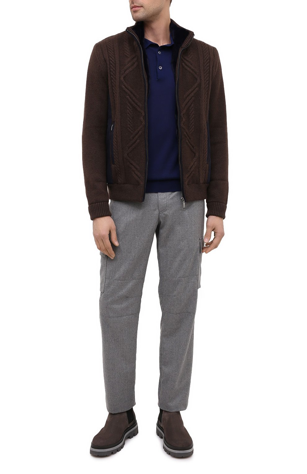 Поло из шерсти и кашемира FIORONI, арт. MK00T0C1, фото 2