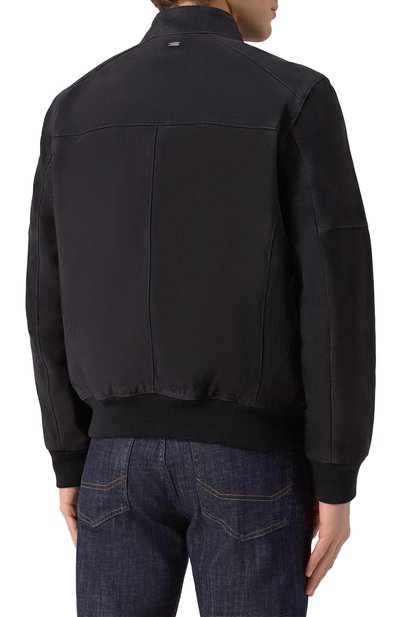 Замшевый бомбер WINDSOR, арт. B0RELL03-L/1300160L, фото 4