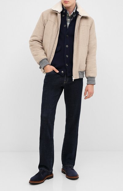 Замшевые дерби BRUNELLO CUCINELLI, арт. MZUNETK856, фото 2