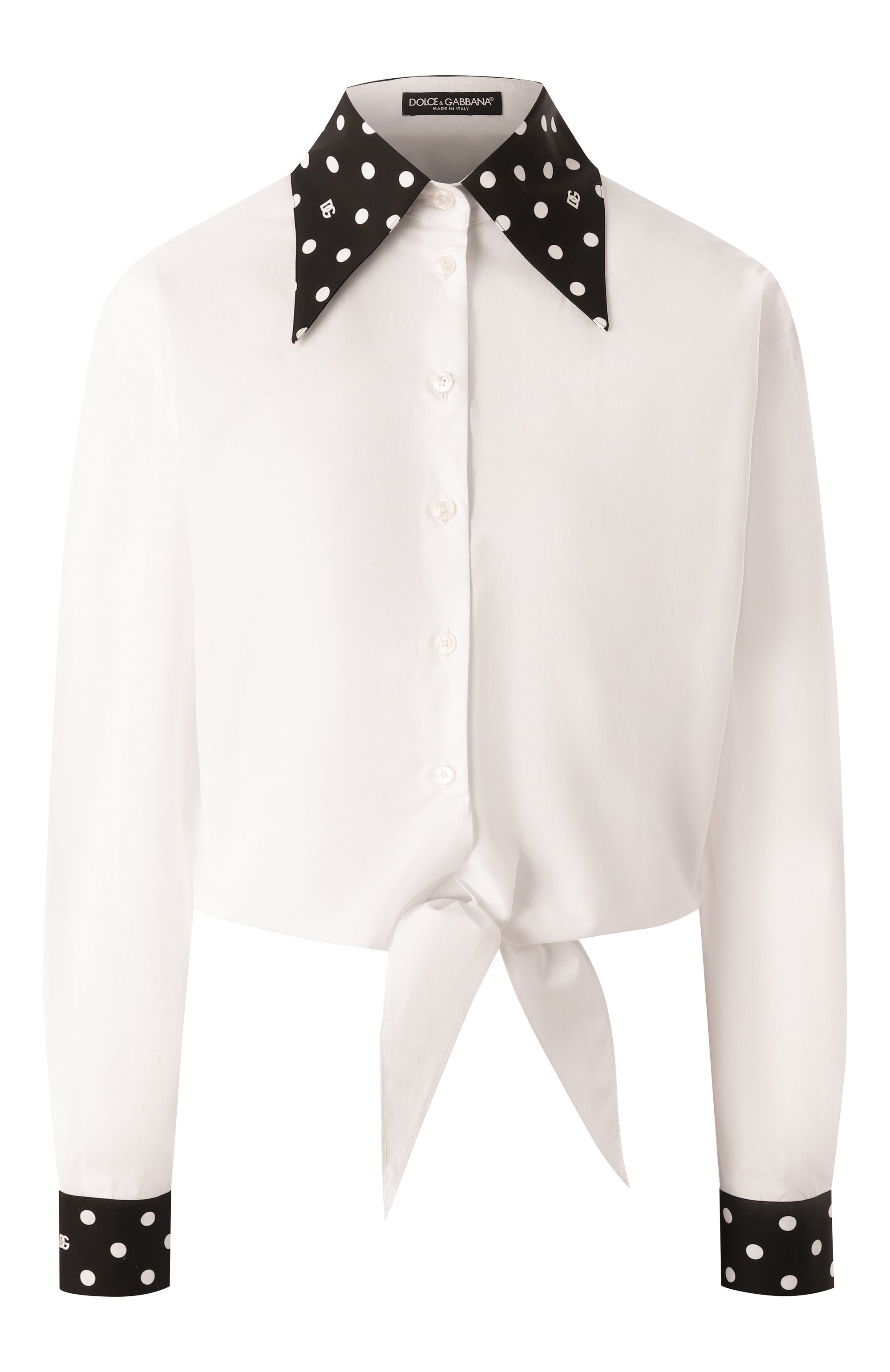 Хлопковая рубашка DOLCE & GABBANA, арт. F5P61T/GDCM0, фото 1