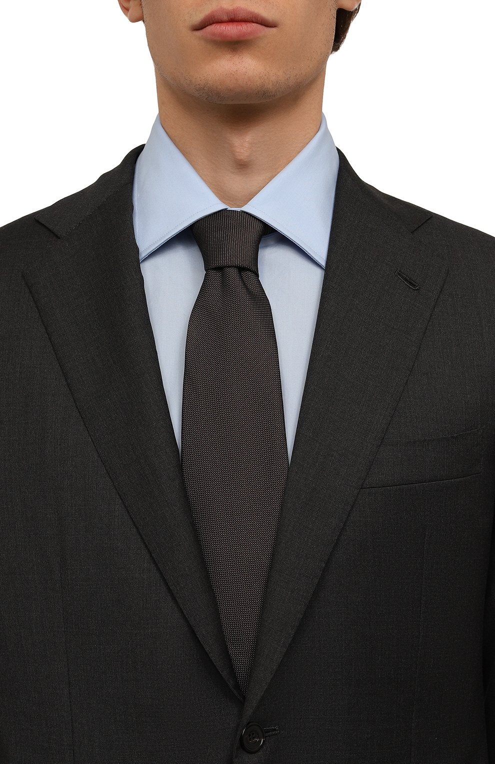 Шелковый галстук CORNELIANI, арт. 94U302-9420302, фото 2