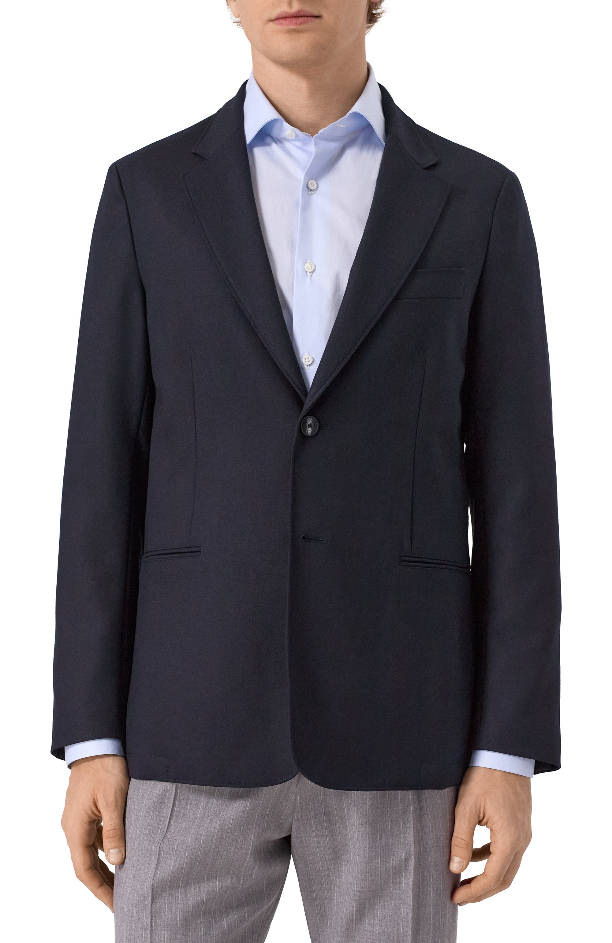 Пиджак из шерсти и вискозы EMPORIO ARMANI, арт. 6D1GA5/1NFVZ, фото 5