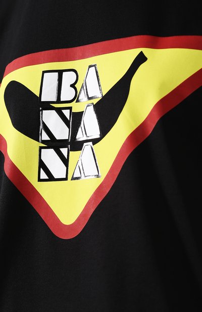 Хлопковая футболка с круглым вырезом и принтом PRADA, арт. 35976-1SEX-F0002, фото 5