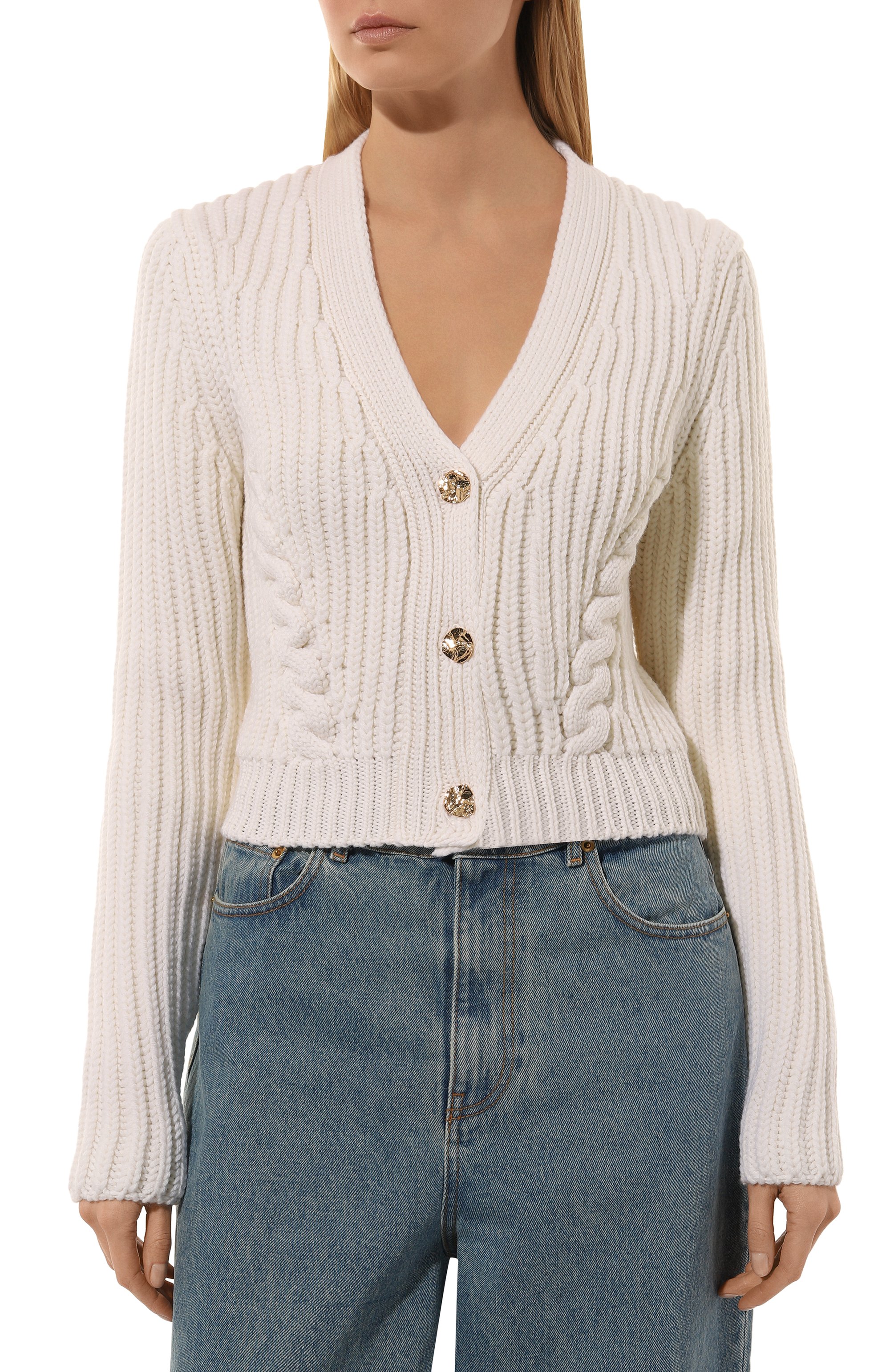 Кардиган из �шерсти и кашемира NINA RICCI, арт. 24AMCR003/ML0556, фото 3