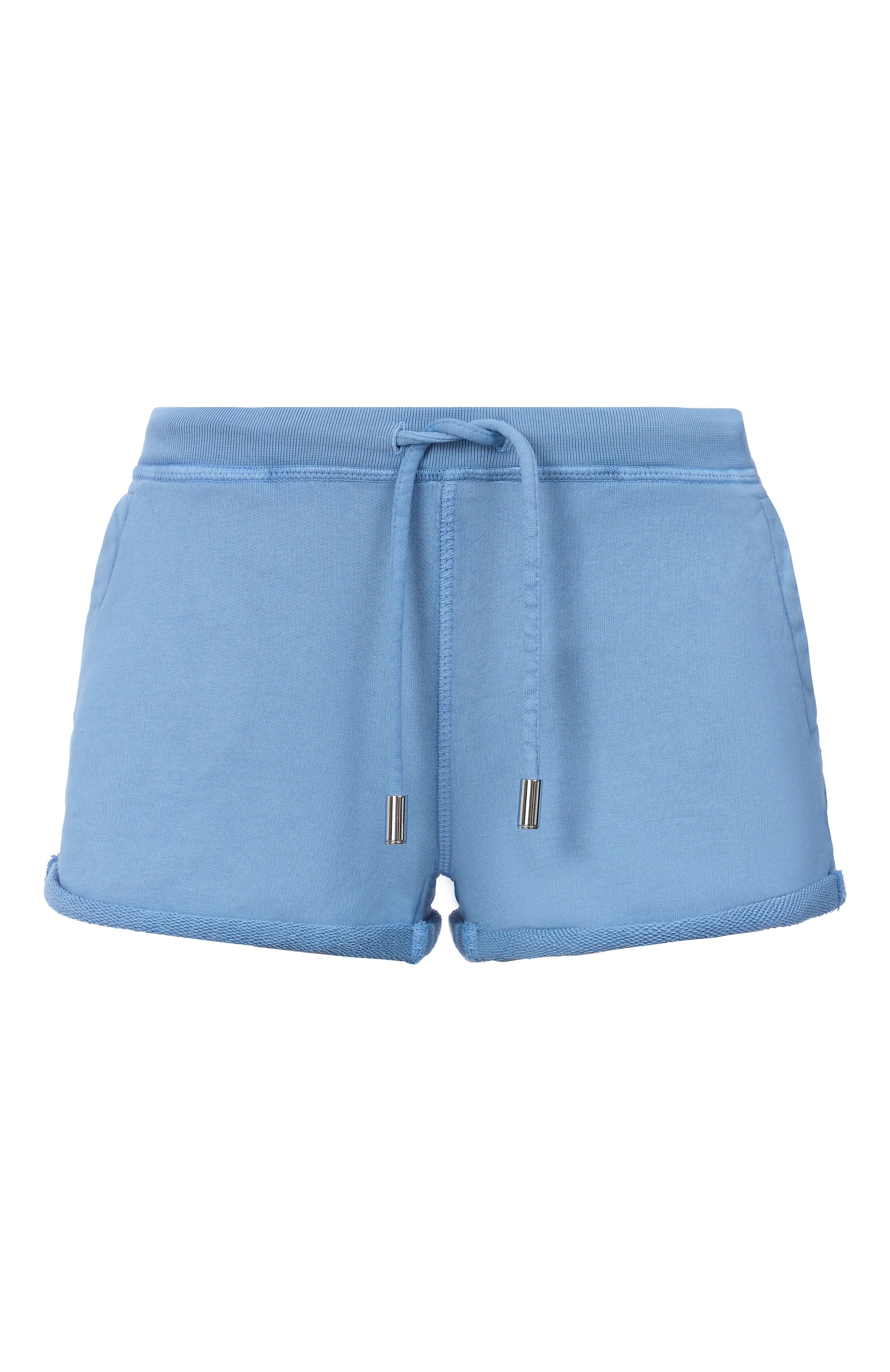 Хлопковые шорты DSQUARED2 голубого цвета по цене 31100 руб., арт. S72MU0530/S25539, фото 1 Хлопковые шорты DSQUARED2, арт. S72MU0530/S25539, фото 1