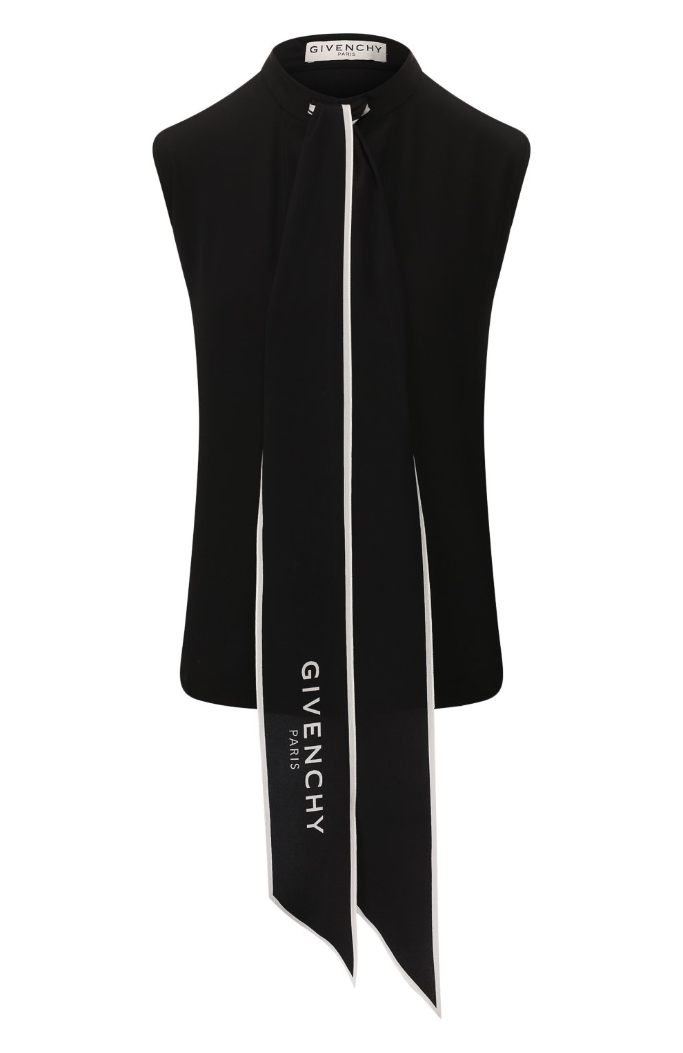 Шелковый топ GIVENCHY черного цвета по цене 92350 руб., арт. BW60GA12EH, фото 1 Шелковый топ GIVENCHY, арт. BW60GA12EH, фото 1