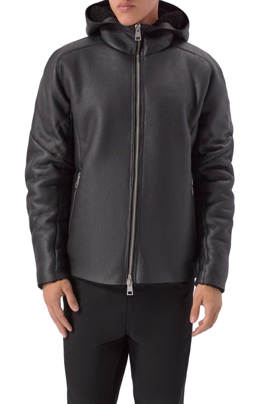 Дубленка из овчины Andrea Ya'aqov 25MSHE54B/SHEARLING Чёрный  25MSHE54B/SHEARLING Фото 3