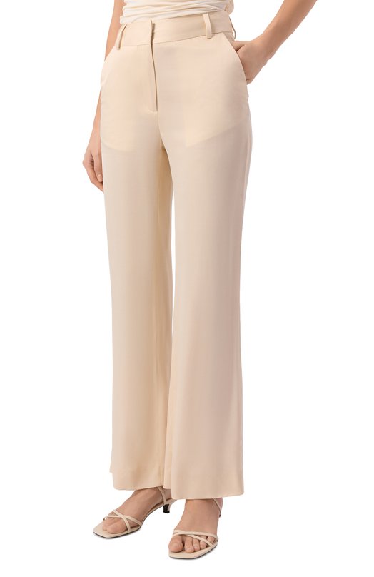 Брюки из вискозы Aya Muse AMR2645 Кремовый  AMR2645 Фото 3