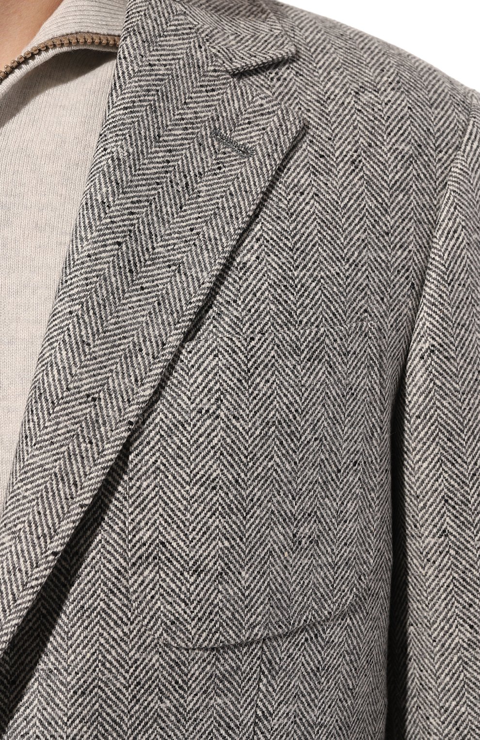 Шерстяной пиджак BRUNELLO CUCINELLI, арт. MQ4237BND, фото 5