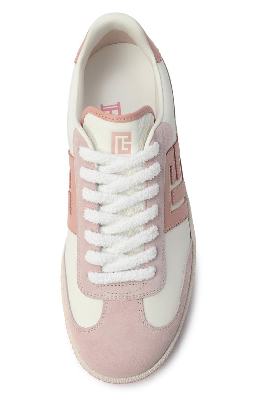 Кожаные кеды Swan Balmain EN1VI735/LCJN Розовый  EN1VI735/LCJN Фото 6
