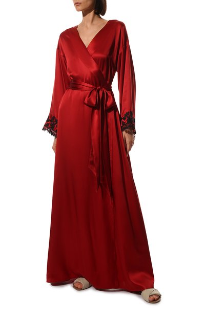 Шелковый халат LA PERLA, арт. 0019231/0290, фото 2