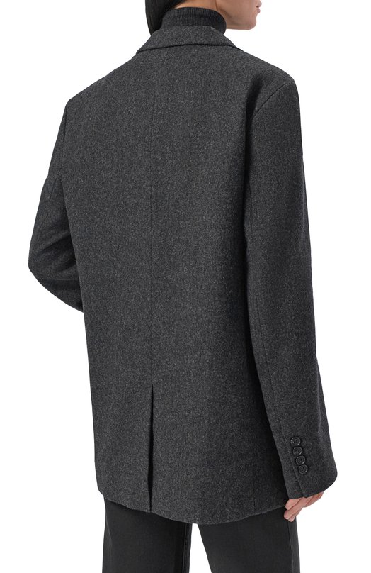 Шерстяной жакет TOTEME 254-WRZ0049-FB0024 Серый  254-WRZ0049-FB0024 Фото 4