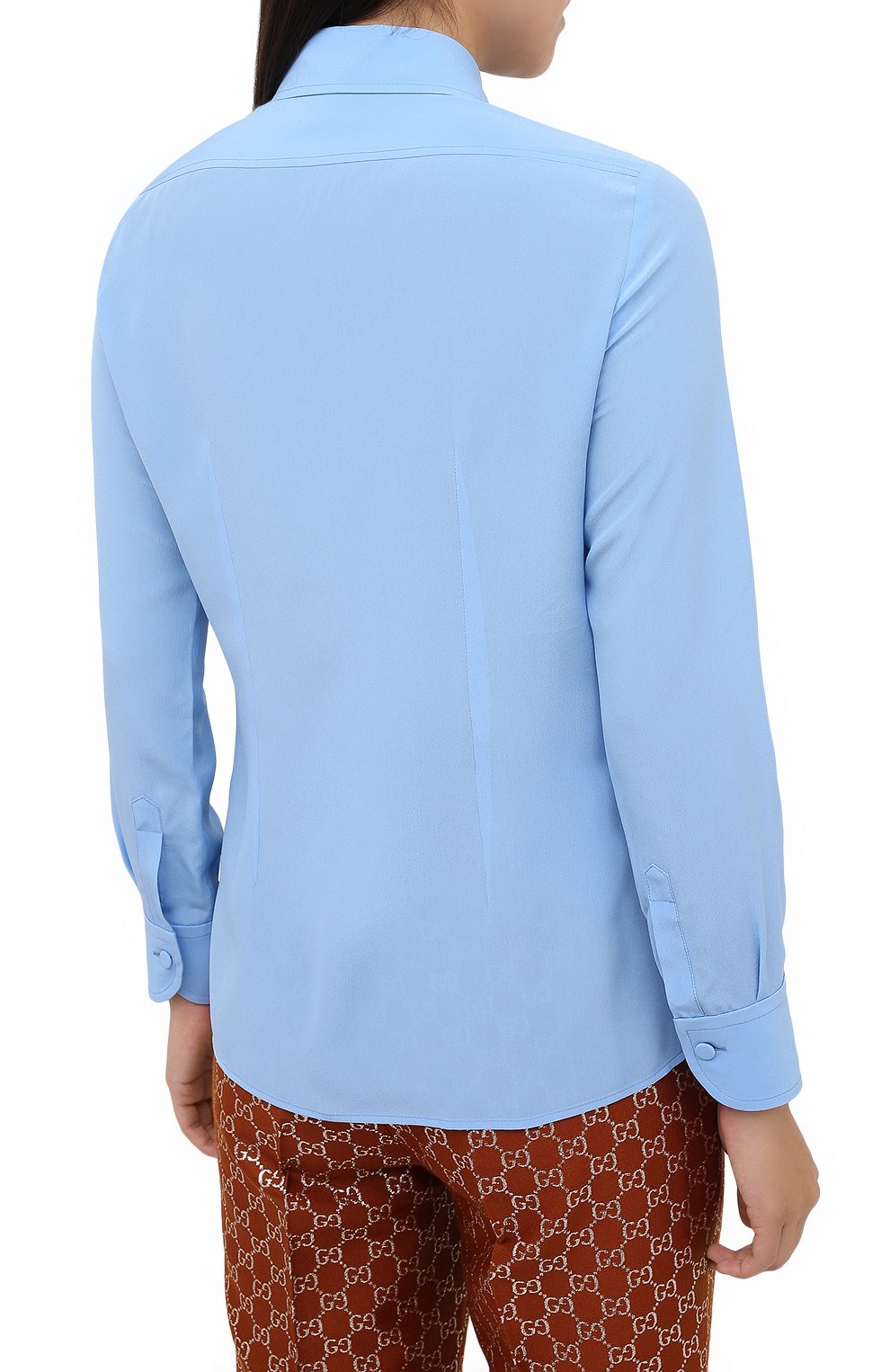 Шелковая рубашка GUCCI, арт. 627407/ZAEWU, фото 4