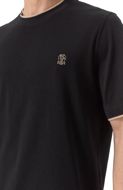 Хлопковая футболка BRUNELLO CUCINELLI, арт. M0B137427G, фото 5