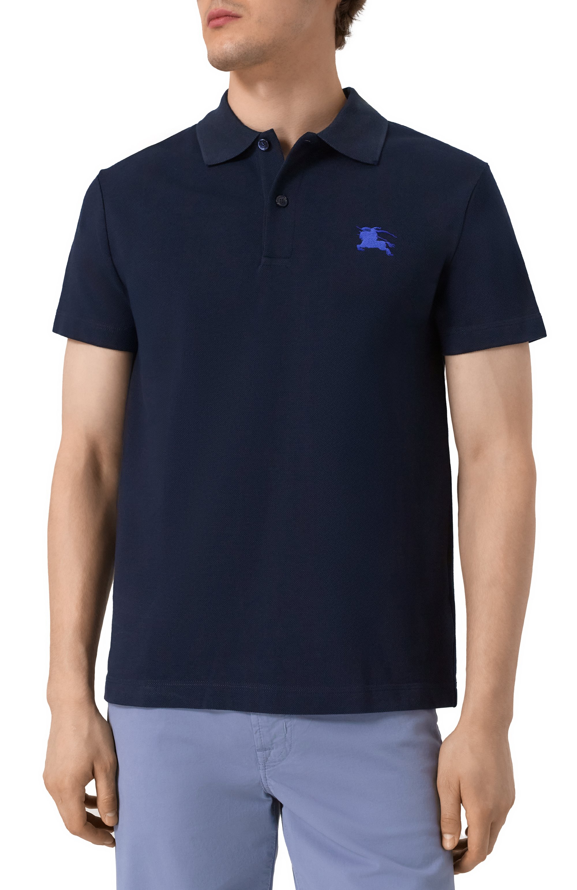 Хлопковое поло BURBERRY, арт. 8107450, фото 3