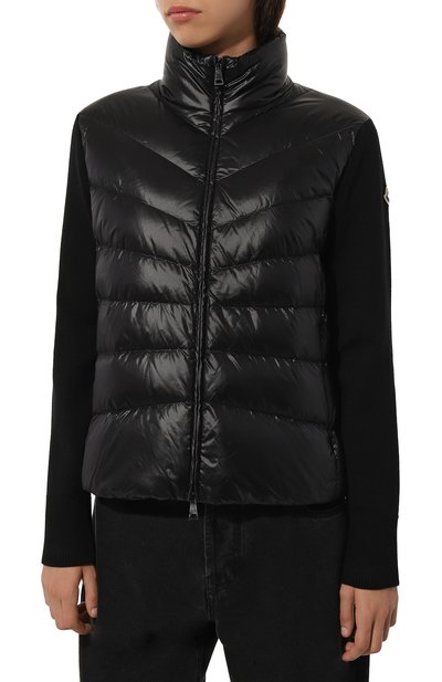 Пуховая куртка MONCLER черного цвета по цене 126000 руб., арт. 9B000-24-M1131, фото 3 Пуховая куртка MONCLER, арт. 9B000-24-M1131, фото 3