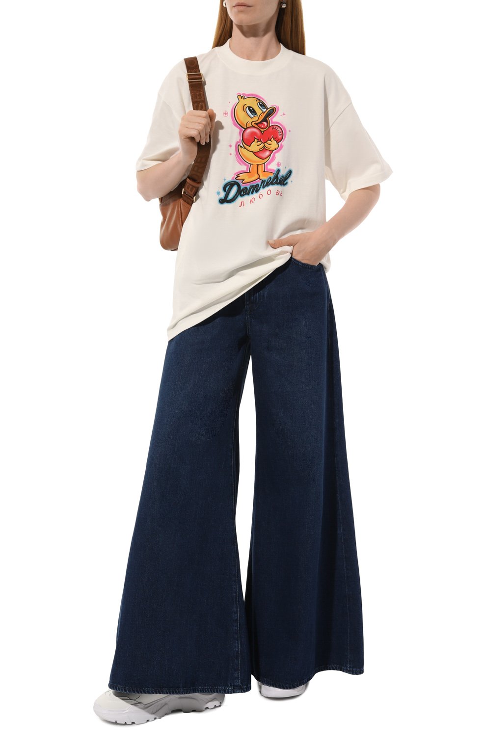 Хлопковая футболка DOMREBEL, арт. SQUEEZY/T-SHIRT, фото 2