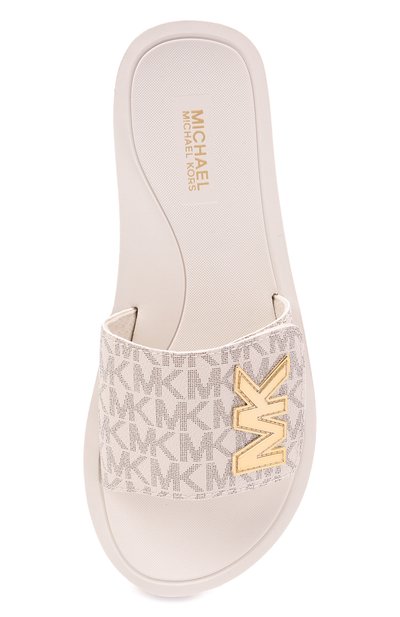 Текстильные шлепанцы mk platform MICHAEL MICHAEL KORS, арт. 40T1MKFA1B, фото 5