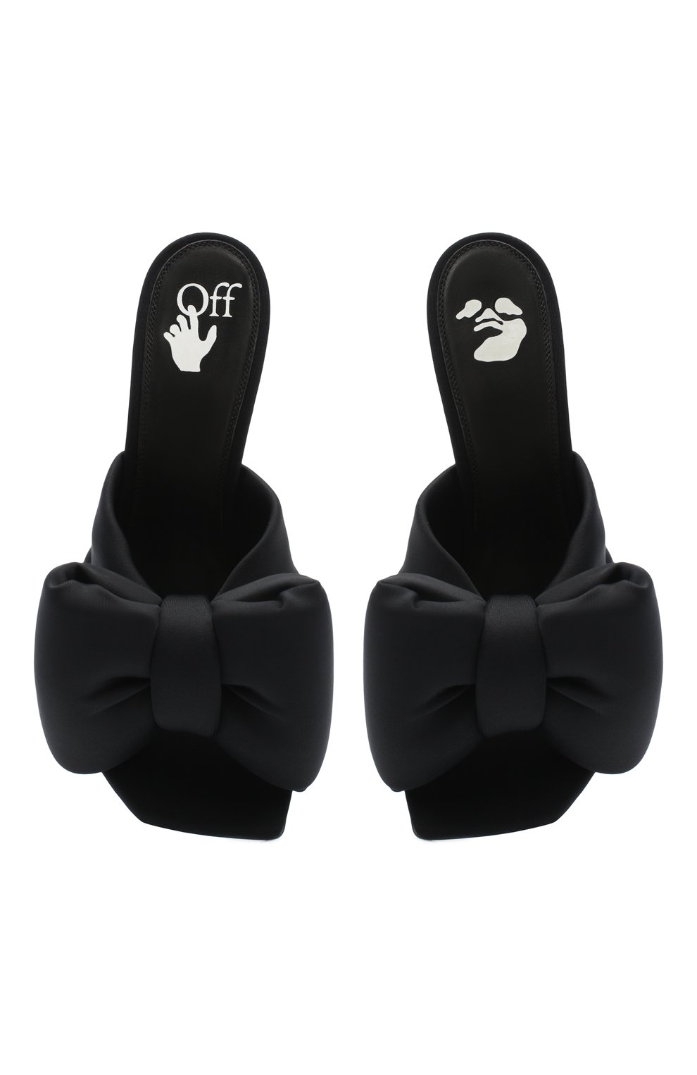 Текстильные мюли OFF-WHITE, арт. 0WIJ006R21FAB0011000, фото 5