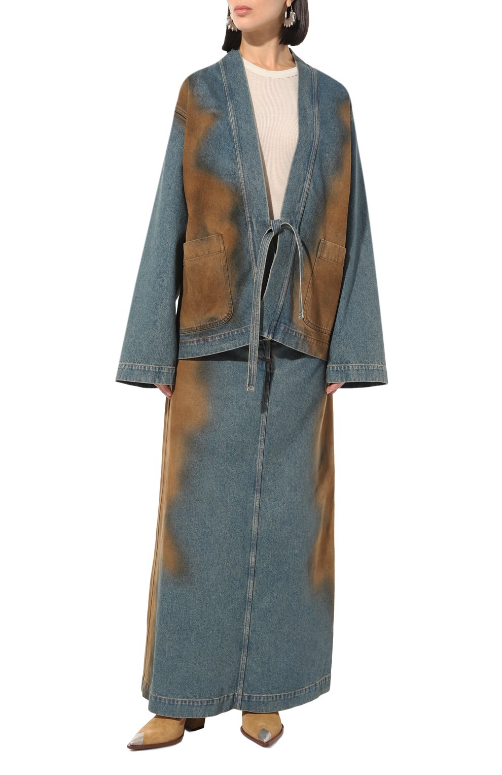 Джинсовое кимоно UMA WANG, арт. UM6538, фото 2