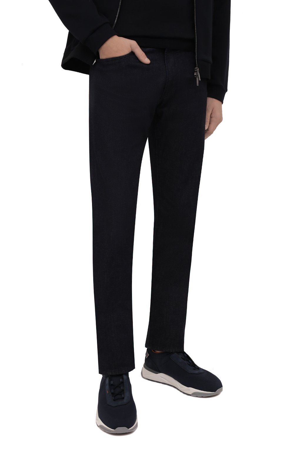 Текстильные кроссовки SANTONI, арт. MBI021601BGRNH0DU61, фото 3