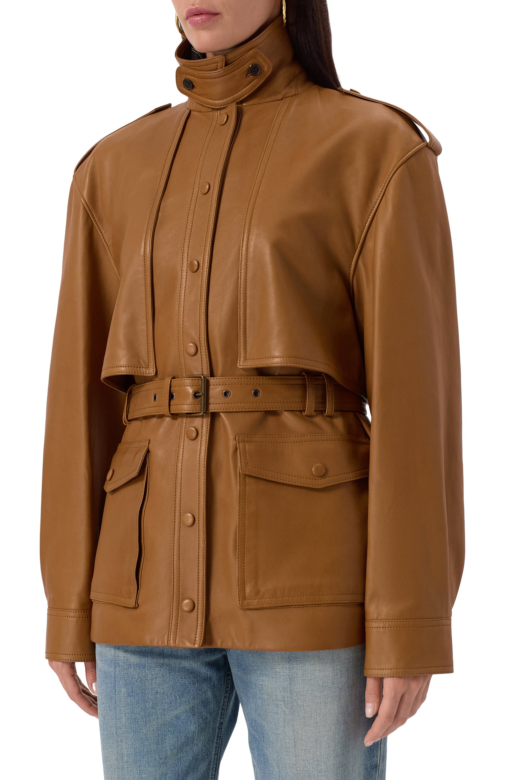 Кожаная куртка SAINT LAURENT, арт. 815261/Y50A2, фото 8