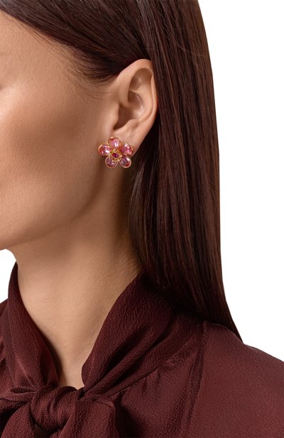 Серьги florere SWAROVSKI розового цвета по цене 22950 руб., арт. 5656635, фото 2 Серьги florere SWAROVSKI, арт. 5656635, фото 2