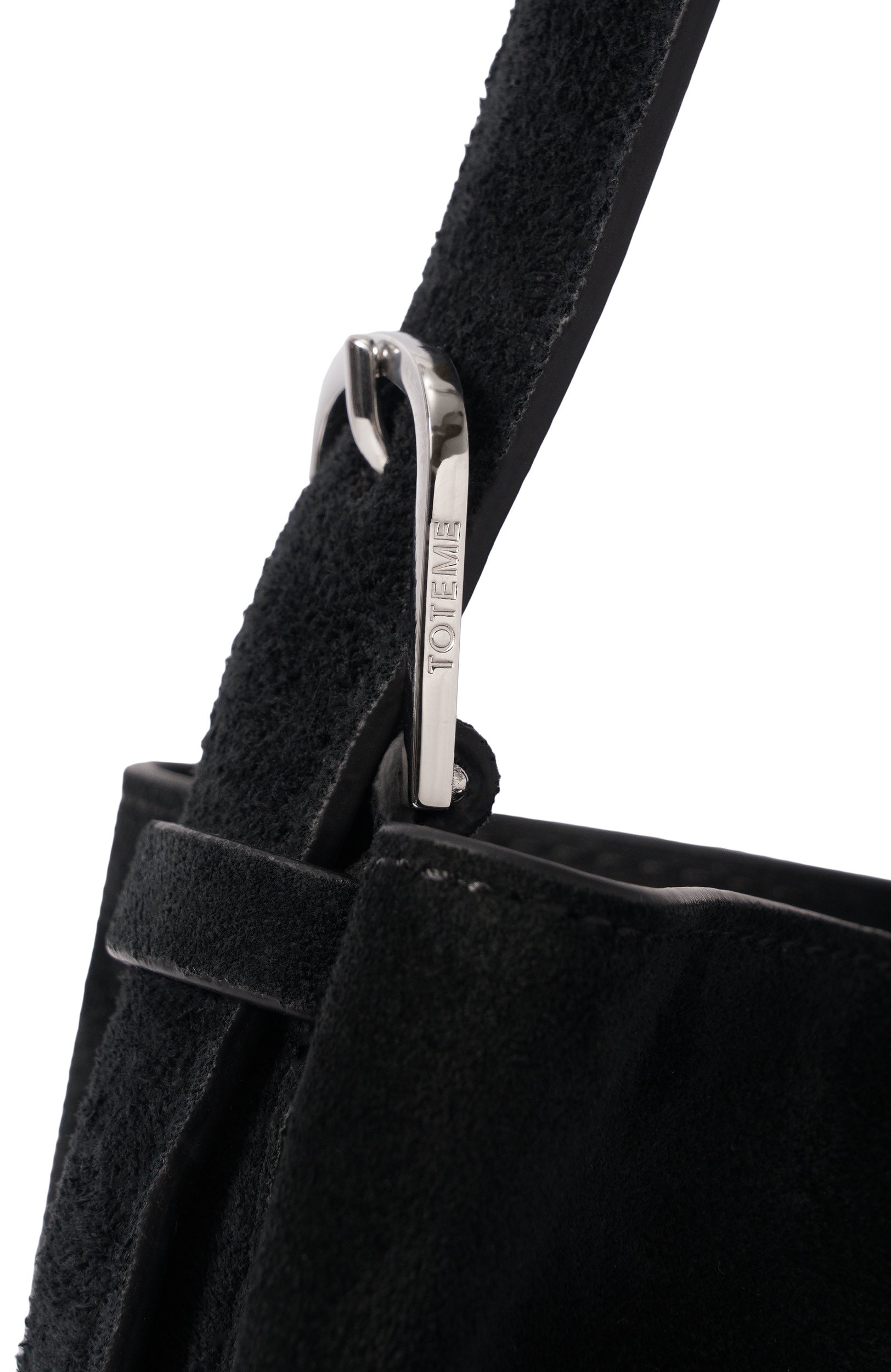 Сумка-тоут belted small TOTEME черного цвета по цене 108500 руб., арт. 264-WAL0139-LE0004, фото 6 Сумка-тоут belted small TOTEME, арт. 264-WAL0139-LE0004, фото 6