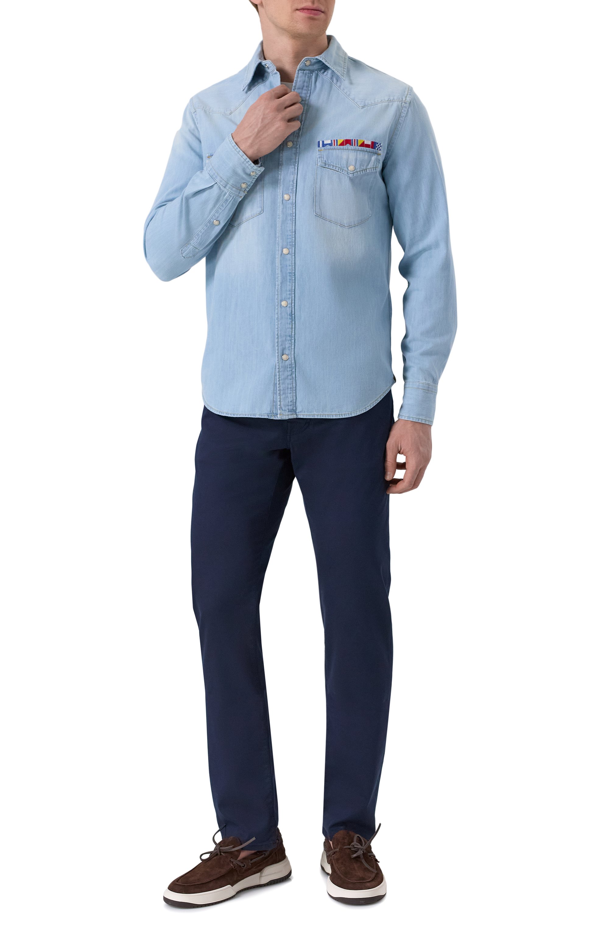 Брюки bard JACOB COHEN темно-синего цвета по цене 51150 руб., арт. JUM_QE004 054 S3756 TR, фото 2 Брюки bard JACOB COHEN, арт. JUM_QE004 054 S3756 TR, фото 2