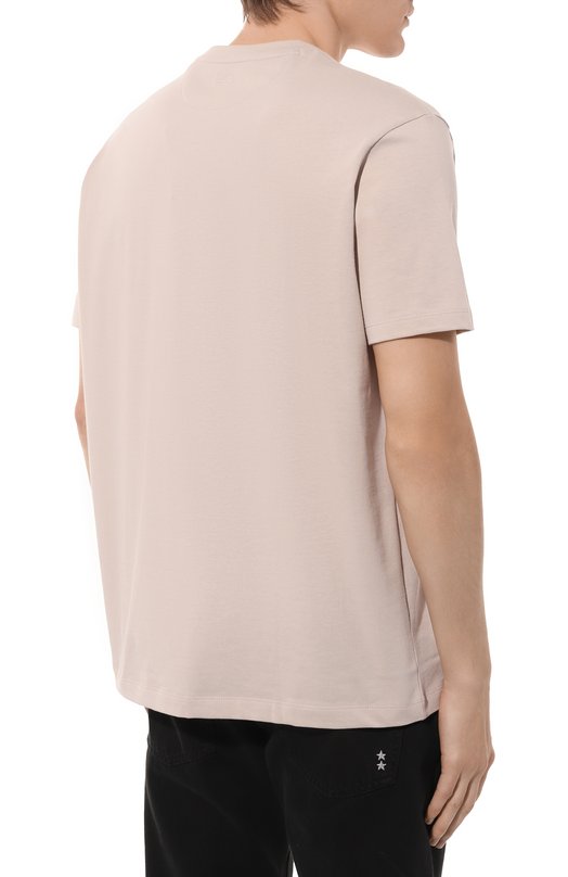 Хлопковая футболка Paul&Shark 25411047/XL Бежевый  25411047/XL Фото 4