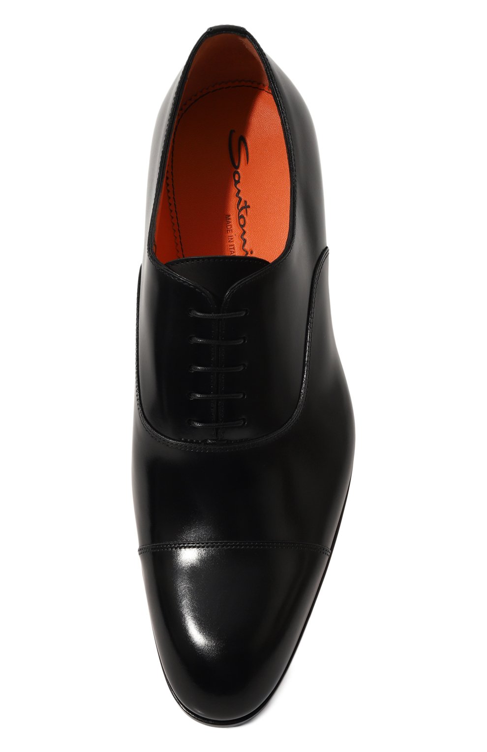 Кожаные оксфорды carter SANTONI, арт. MCCG12474JC6I0BR, фото 6