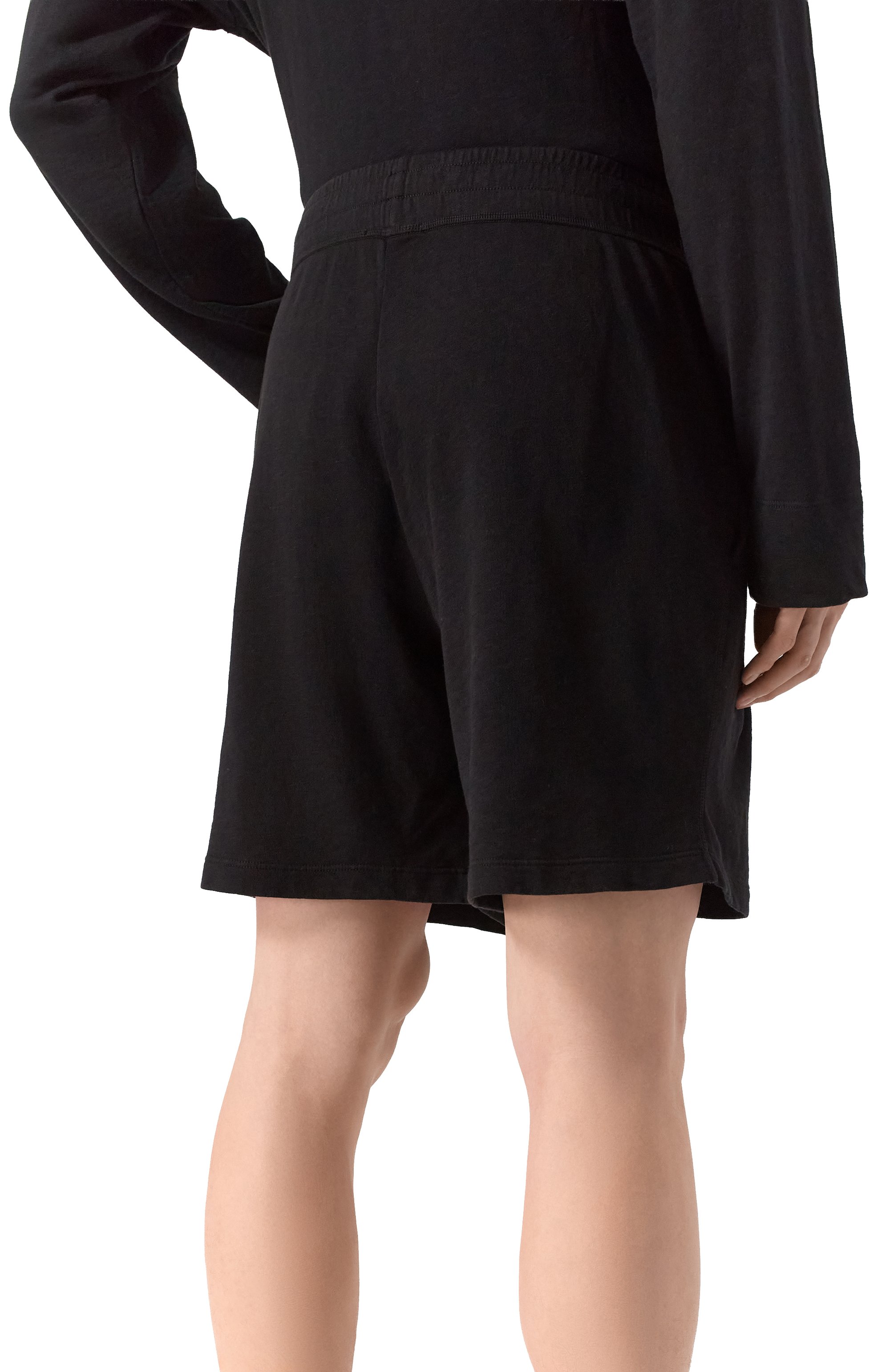 Хлопковые шорты JAMES PERSE черного цвета по цене 30850 руб., арт. MXA4192, фото 4 Хлопковые шорты JAMES PERSE, арт. MXA4192, фото 4