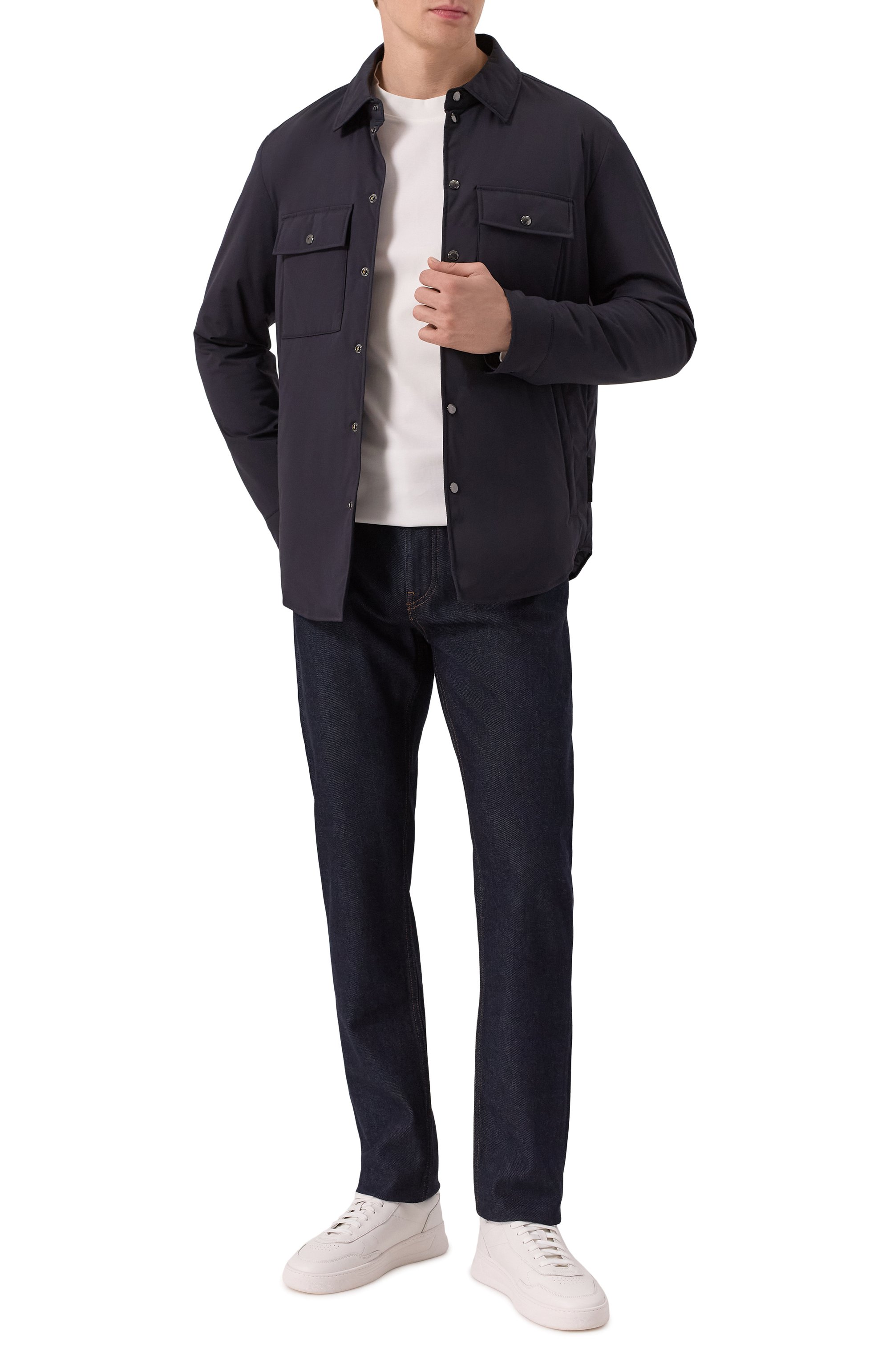 Куртка-рубашка BOGNER темно-синего цвета по цене 48000 руб., арт. 38968400, фото 2 Куртка-рубашка BOGNER, арт. 38968400, фото 2