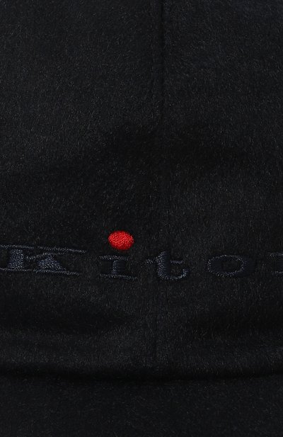 Кашемировая бейсболка KITON темно-синего цвета по цене 77500 руб., арт. UCAPP06/229B, фото 4 Кашемировая бейсболка KITON, арт. UCAPP06/229B, фото 4
