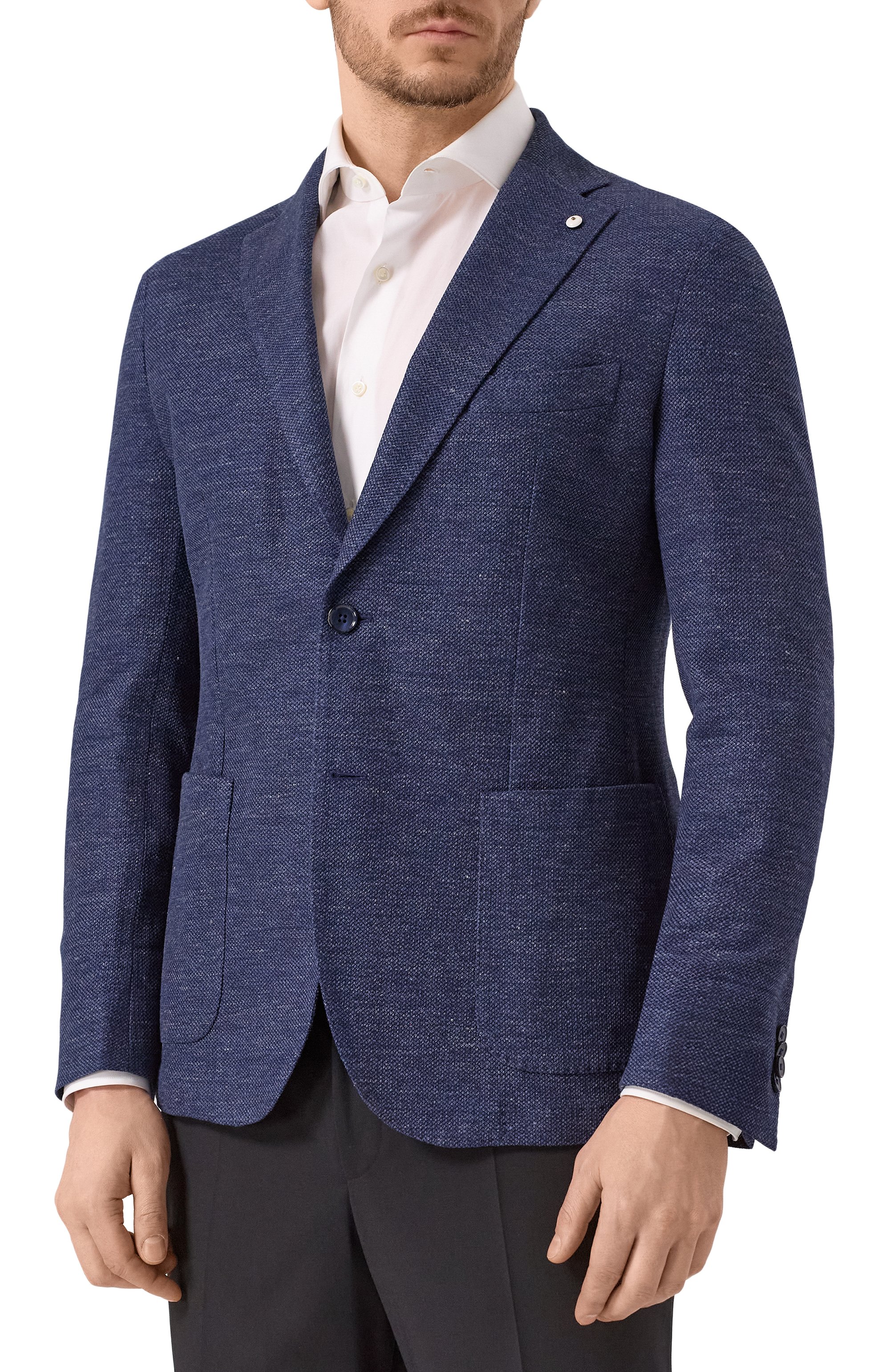 Пиджак изо льна и хлопка L.B.M. 1911, арт. 2817/55209, фото 4