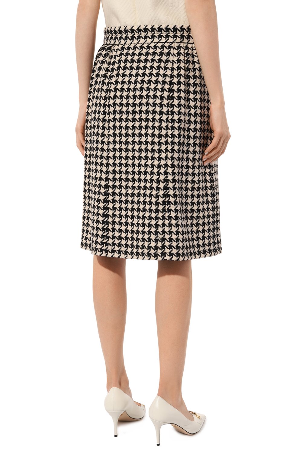 Юбка из шерсти и хлопка GUCCI, арт. 582744 ZACN2, фото 4