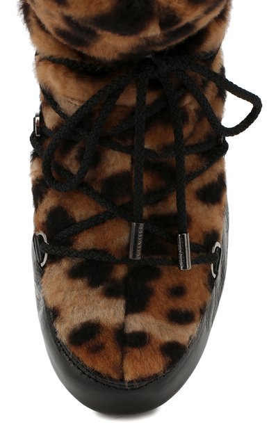 Комбинированные сапоги yves salomon x moon boot YVES SALOMON, арт. 20WAC705XXMERL, фото 5