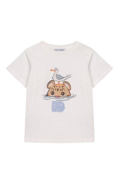 Хлопковая футболка DOLCE & GABBANA, арт. L1JT7W/G7PNH