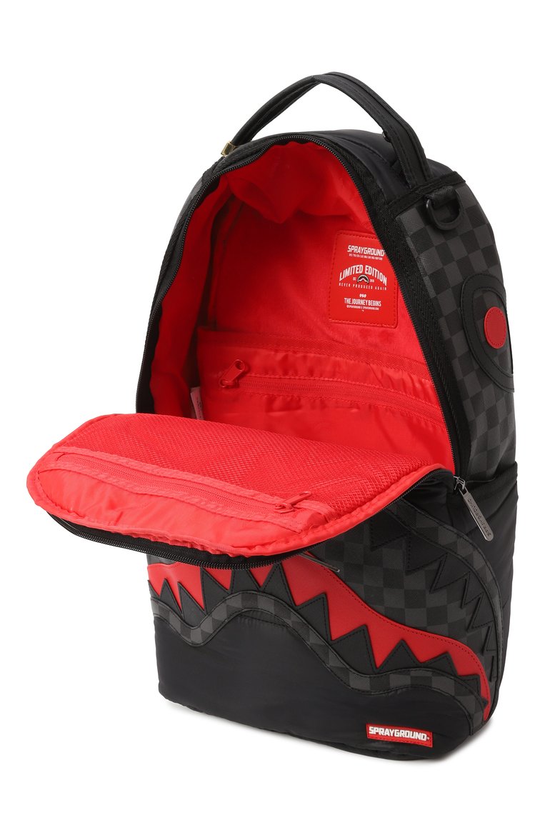 Детская рюкзак SPRAYGROUND черного цвета, арт. 910B6780NSZ | Фото 3 (Материал сплава: Проставлено; Материал: Текстиль; Нос: Не проставлено)