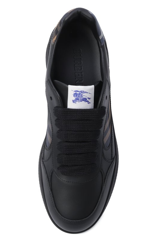 Комбинированные кеды Terrace Burberry 8123035 Синий  8123035 Фото 5