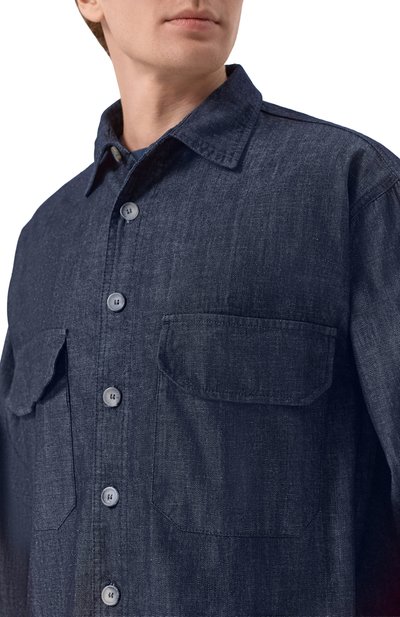 Хлопковая рубашка WHITE SAND, арт. 26SU20/324, фото 5