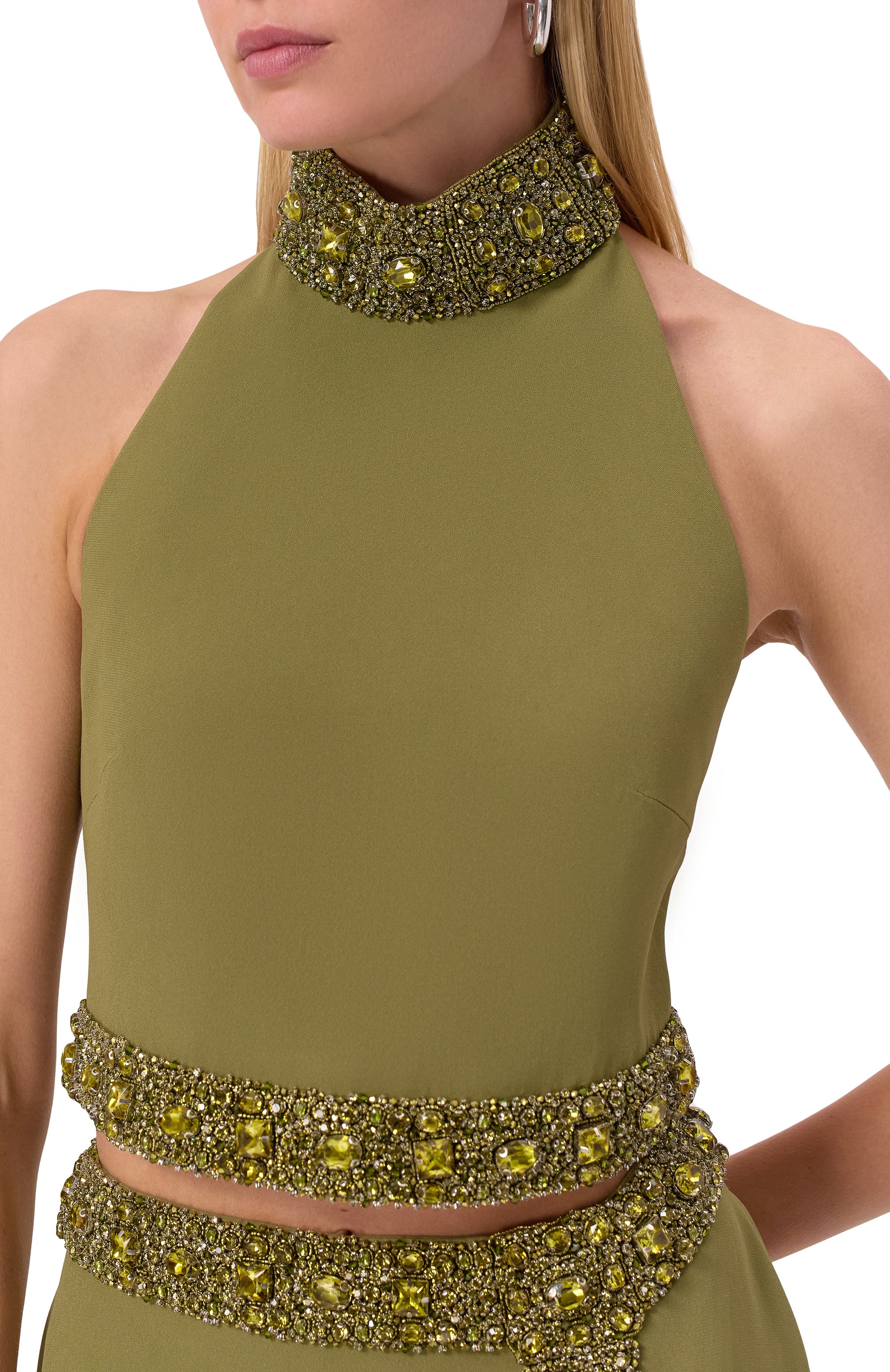 Топ с отделкой бисером  ZUHAIR MURAD, арт. RTP25051/CRCA016, фото 5