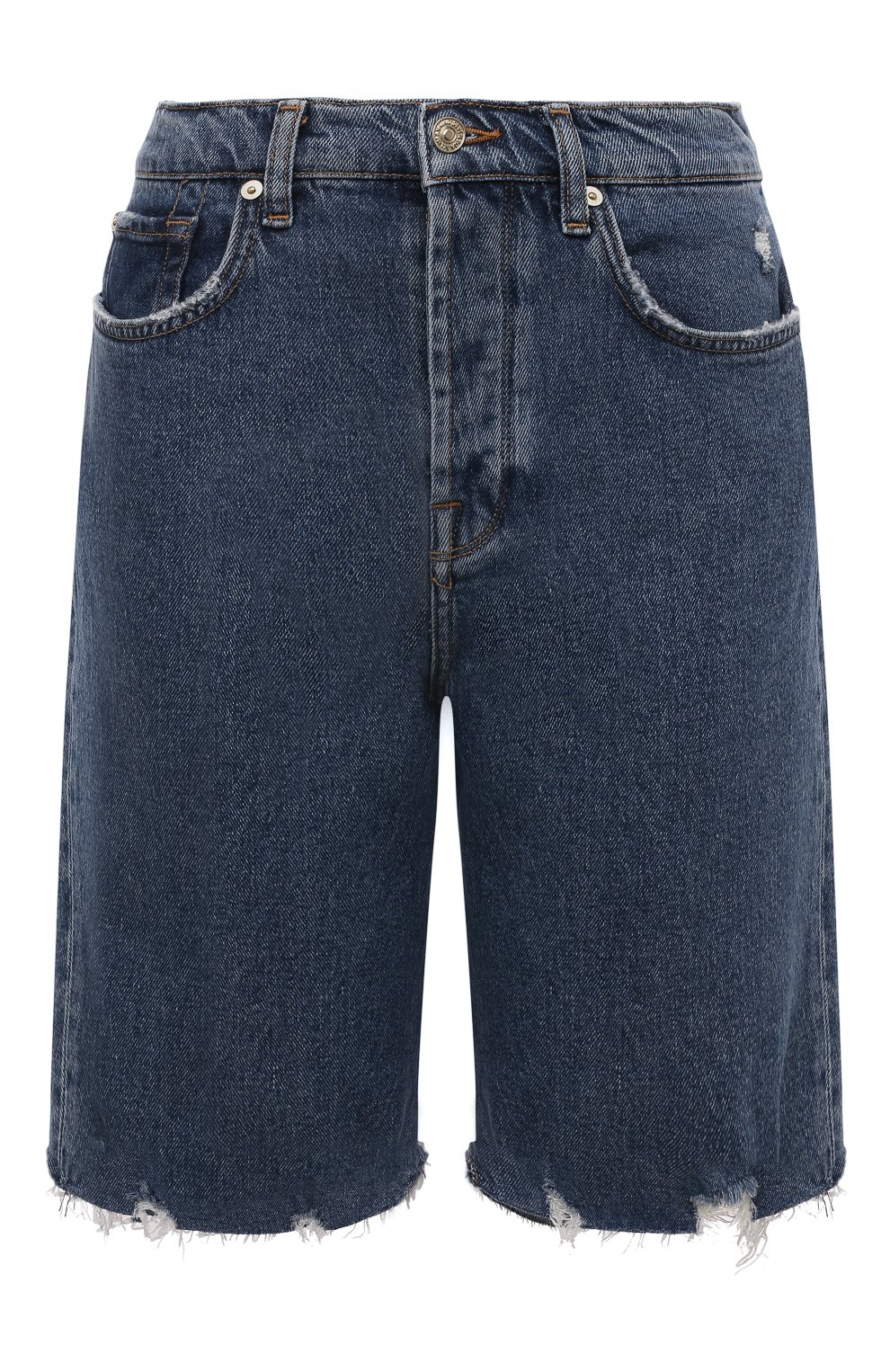 Джинсовые шорты 7 FOR ALL MANKIND синего цвета по цене 18100 руб., арт. JSASC100BL, фото 1 Джинсовые шорты 7 FOR ALL MANKIND, арт. JSASC100BL, фото 1