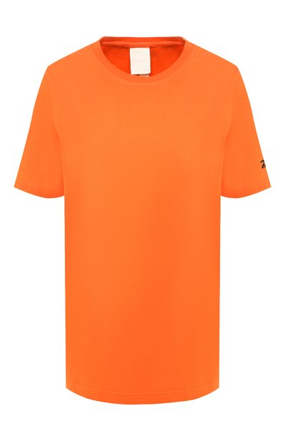 Хлопковая футболка REEBOK оранжевого цвета по цене 8545 руб., арт. FI9475, фото 1 Хлопковая футболка REEBOK, арт. FI9475, фото 1