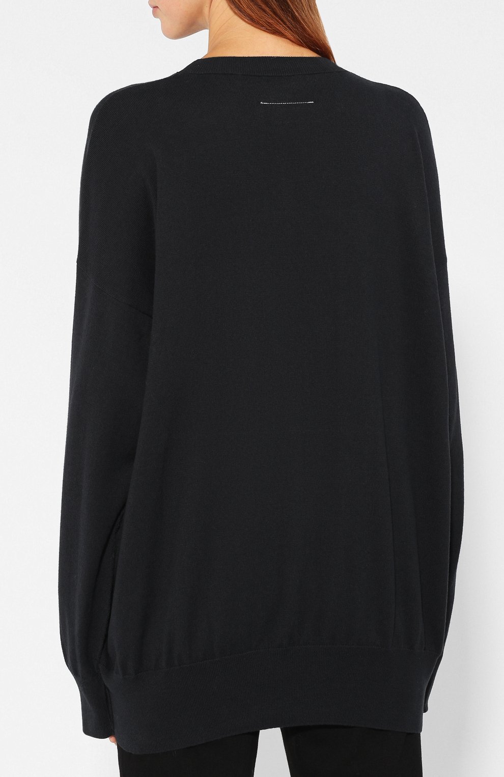 Пуловер из смеси хлопка и кашемира MM6, арт. S52HA0158/S16775, фото 4