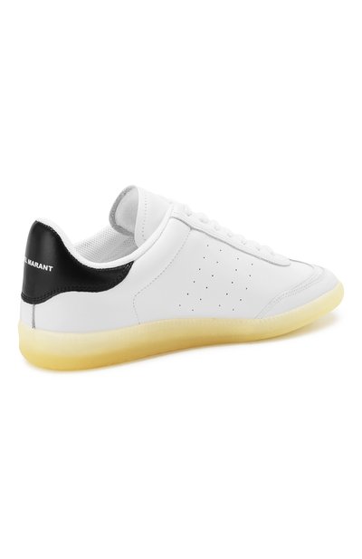 Кожаные кеды bryvee ISABEL MARANT белого цвета по цене 37850 руб., арт. BRYVEE/BK0265-20P034S, фото 4 Кожаные кеды bryvee ISABEL MARANT, арт. BRYVEE/BK0265-20P034S, фото 4