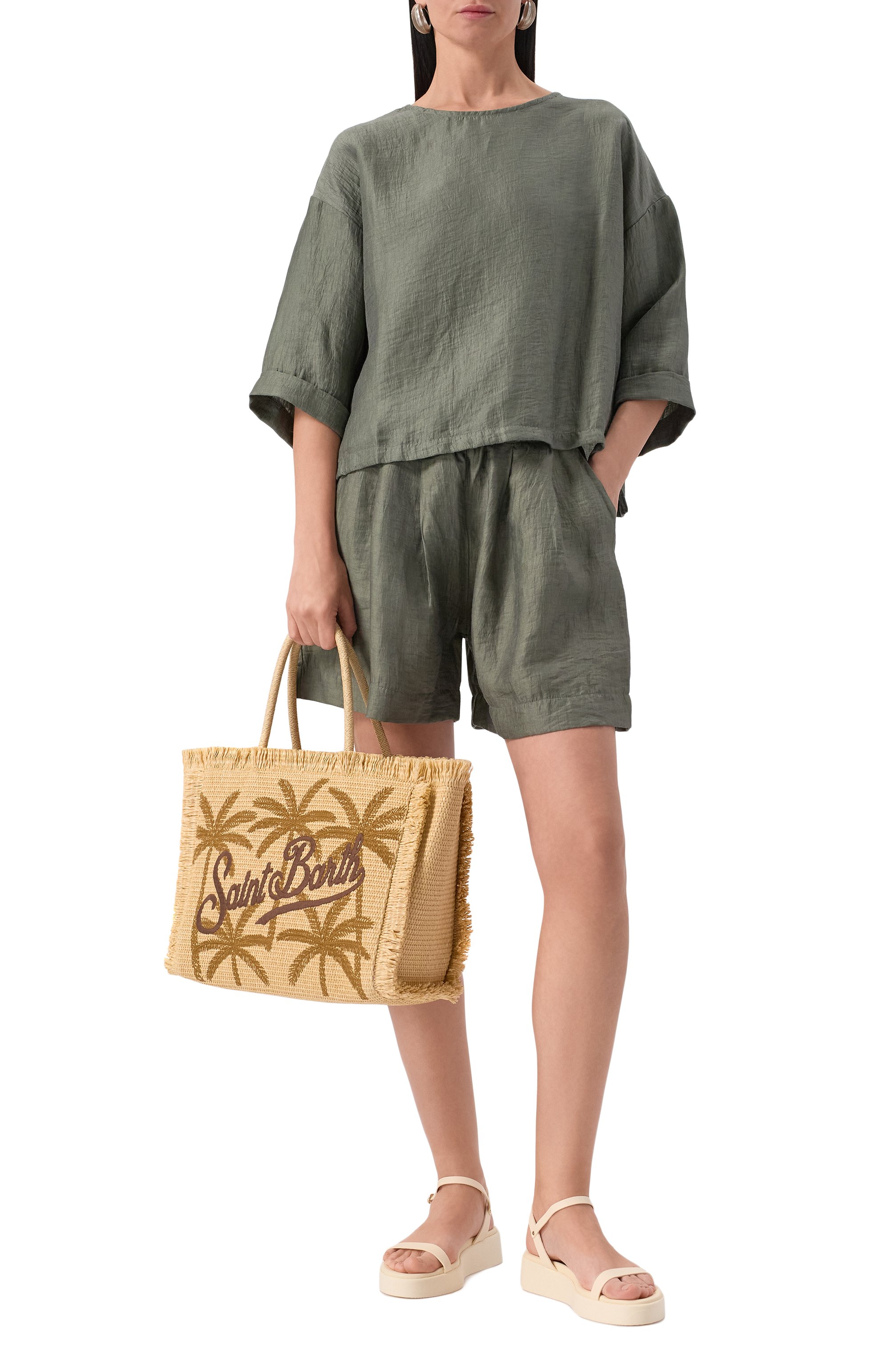 Сумка-тоут colette straw MC2 SAINT BARTH, арт. STBA VANITY STRAW N/06744H, фото 7