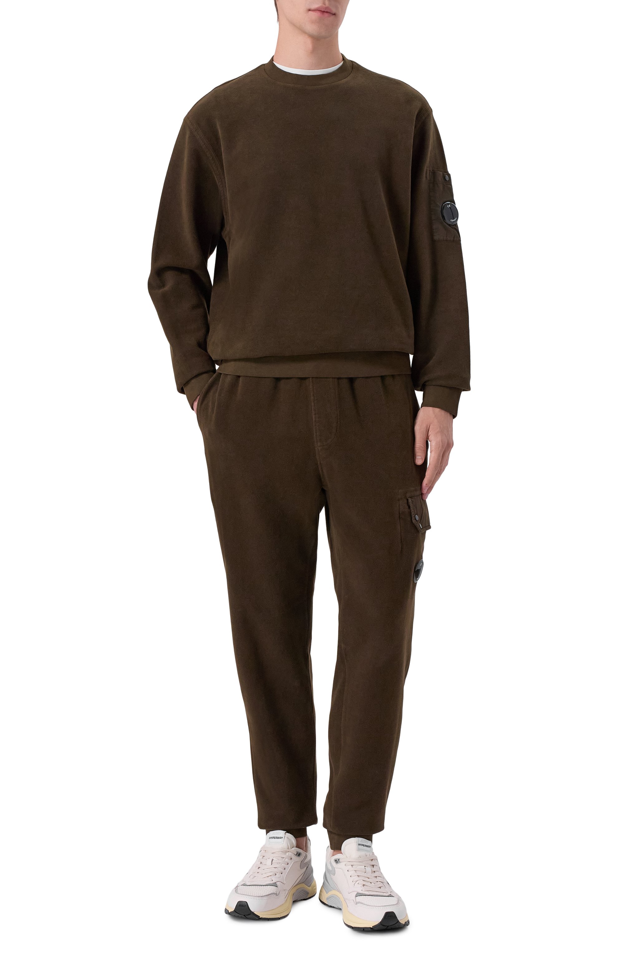 Хлопковые джоггеры C.P. COMPANY, арт. 19CMSP308A006614G, фото 2