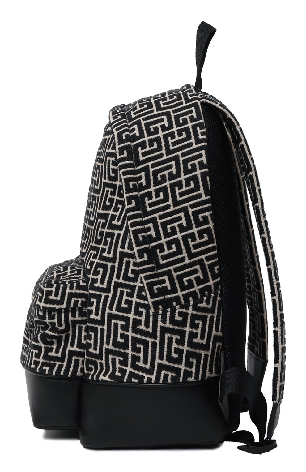 Текстильный рюкзак BALMAIN черно-белого цвета по цене 144500 руб., арт. AM1GE150TJMY, фото 4 Текстильный рюкзак BALMAIN, арт. AM1GE150TJMY, фото 4