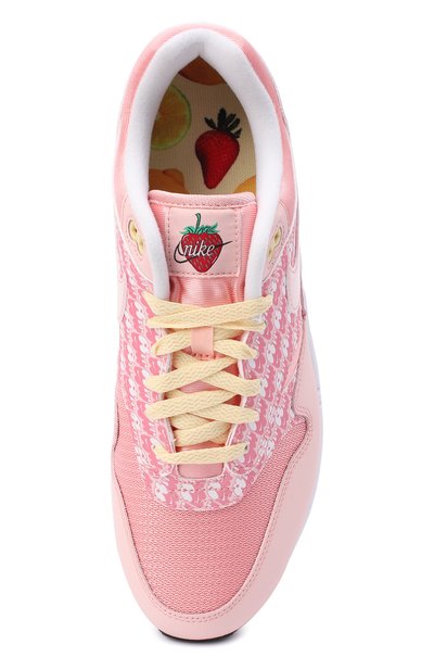 Кроссовки air max 1 premium strawberry lemonade NIKELAB розового цвета по цене 10450 руб., арт. CJ0609-600, фото 5 Кроссовки air max 1 premium strawberry lemonade NIKELAB, арт. CJ0609-600, фото 5